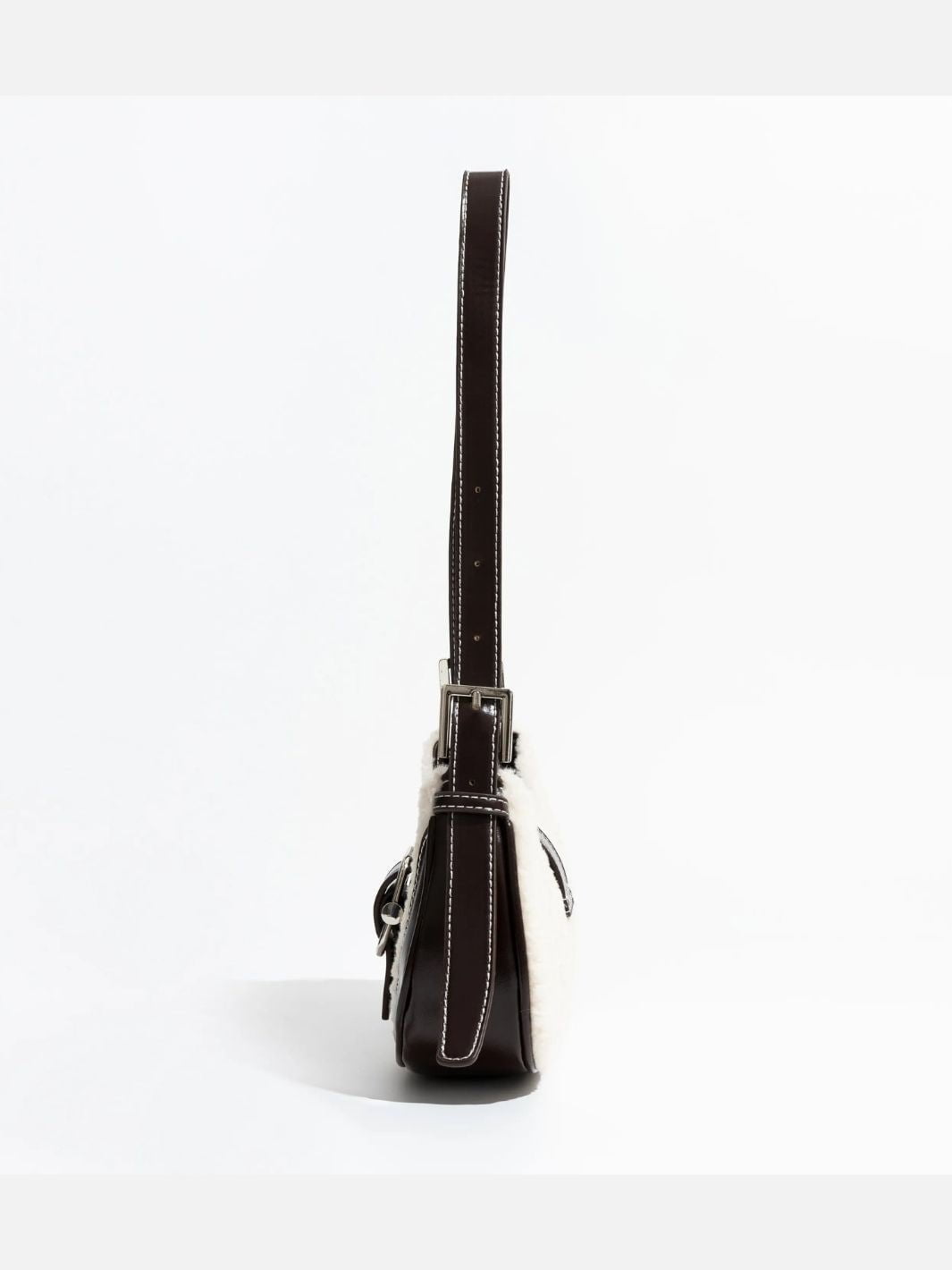 Fur and leather bag