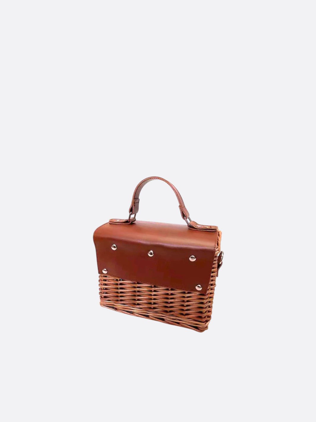 Rectangular rattan bag<br>Bastia