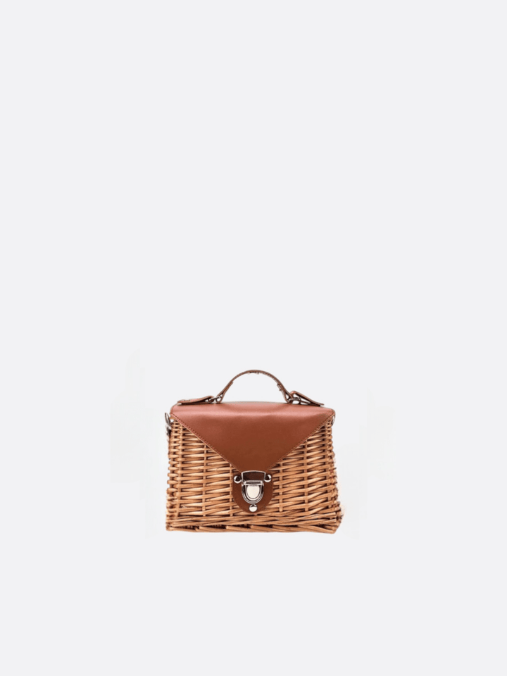 sac rotin rectangulaire