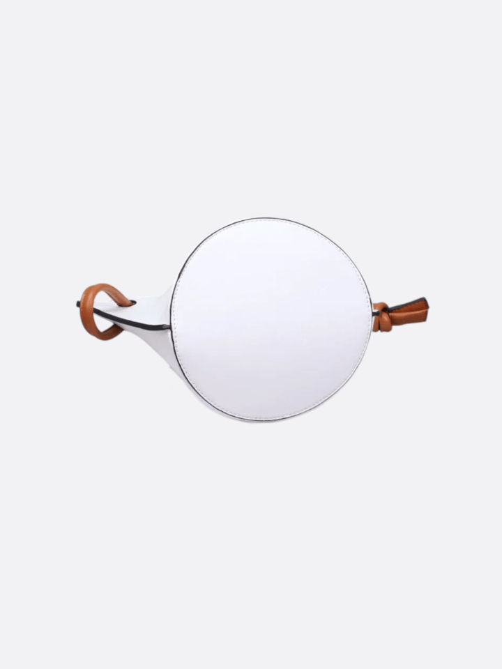 White leather bucket bag<br> Alcyon
