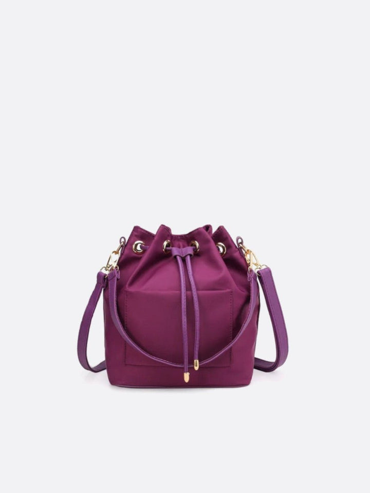 Sac seau toile pourpre