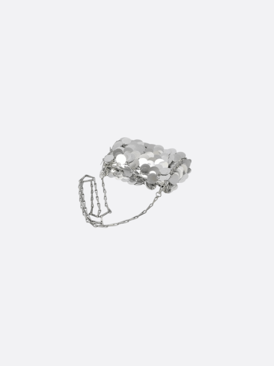 Silver sequin bag<br> Selene