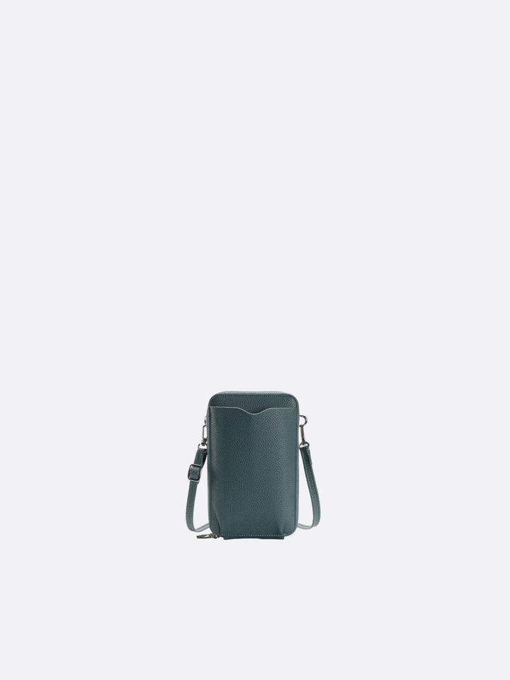 sac téléphone portefeuille bleu marine