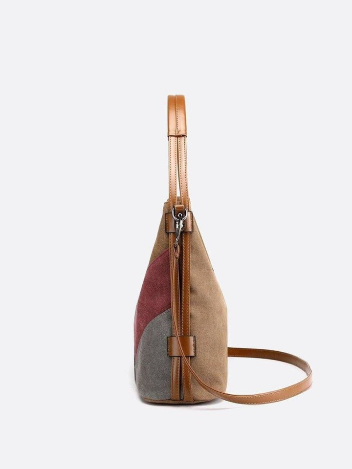 Multicolored canvas bag